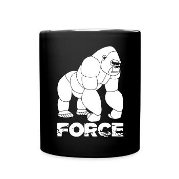 Quiet strength - Full Colour Mug - black - Front