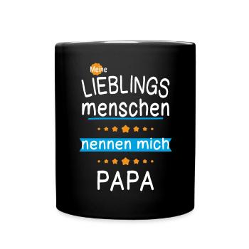 My favorite people call me Daddy Father's Day - Full Colour Mug - black - Front