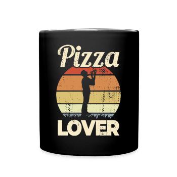 Pizza Eater - Full Colour Mug - black - Front
