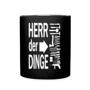 Seigneur des choses sur les outils - Mug uni - noir - Devant