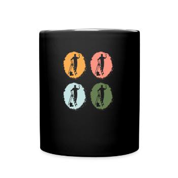 Painter, Artist, Art, Painting Brush Color Palette - Full Colour Mug - black - Front
