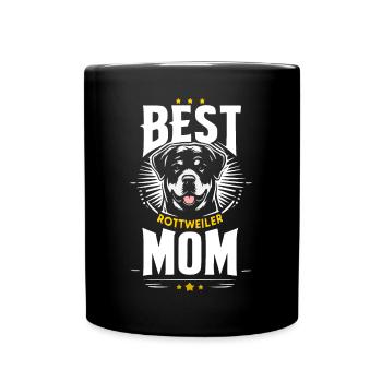 best mom , meilleure maman de rottweiler - Mug uni - noir - Devant