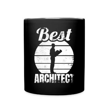 Best Architect - Full Colour Mug - black - Front
