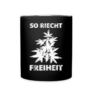 Liberté du cannabis - Mug uni - noir - Devant