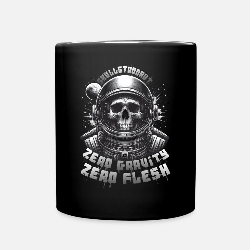 Astronaute Crâne : Skullstronaut, Apesanteur - Mug uni - noir