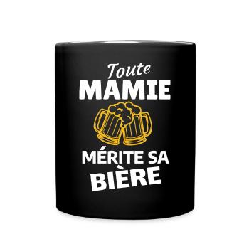 Humour et Fête de la Bière - Tasse einfarbig - Schwarz - Vorne