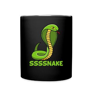 Serpent manga - Mug uni - noir - Devant