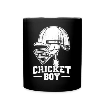 Cricket masculin - Mug uni - noir - Devant