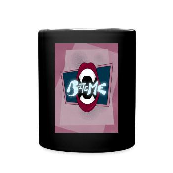 Bite Me!! - Full Colour Mug - black - Front