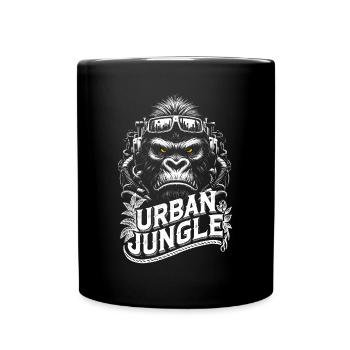 Urban Jungle Logo - Mug uni - noir - Devant
