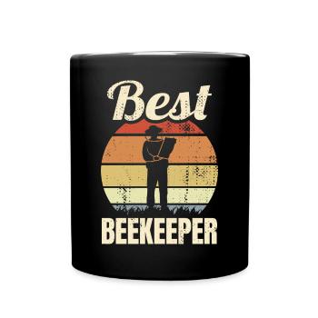 Imker - Tasse einfarbig - Schwarz - Vorne