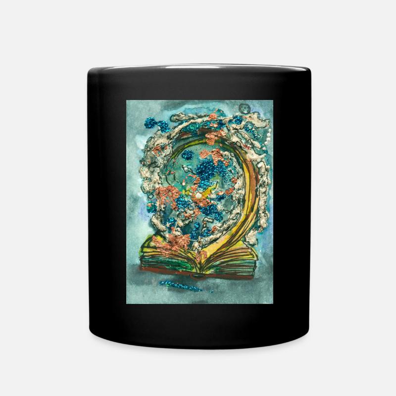 Magischer Roman - Tasse einfarbig - Schwarz