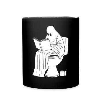 La pause du fantôme - Mug uni - noir - Devant