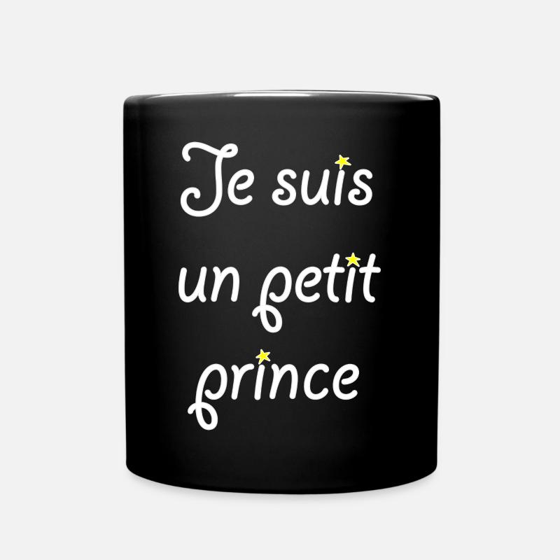 Je suis un petit prince - Mug uni - noir