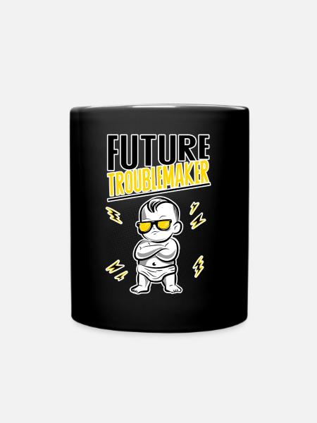 Future chaos? Already in planning! - Full Colour Mug - black