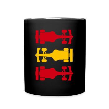 Formula Spanien Formel Racing - Tasse einfarbig - Schwarz - Vorne