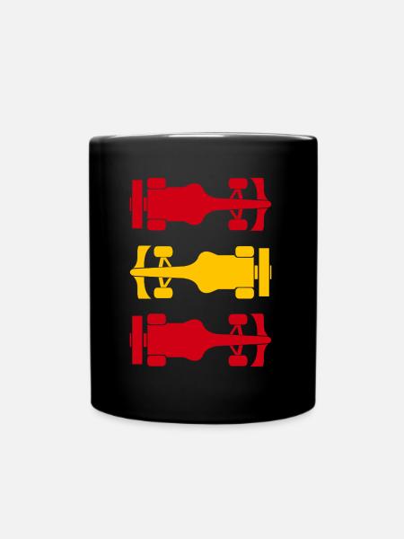 Formula Spanien Formel Racing - Tasse einfarbig - Schwarz
