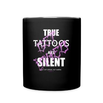 True Tattoos - Tasse einfarbig - Schwarz - Vorne