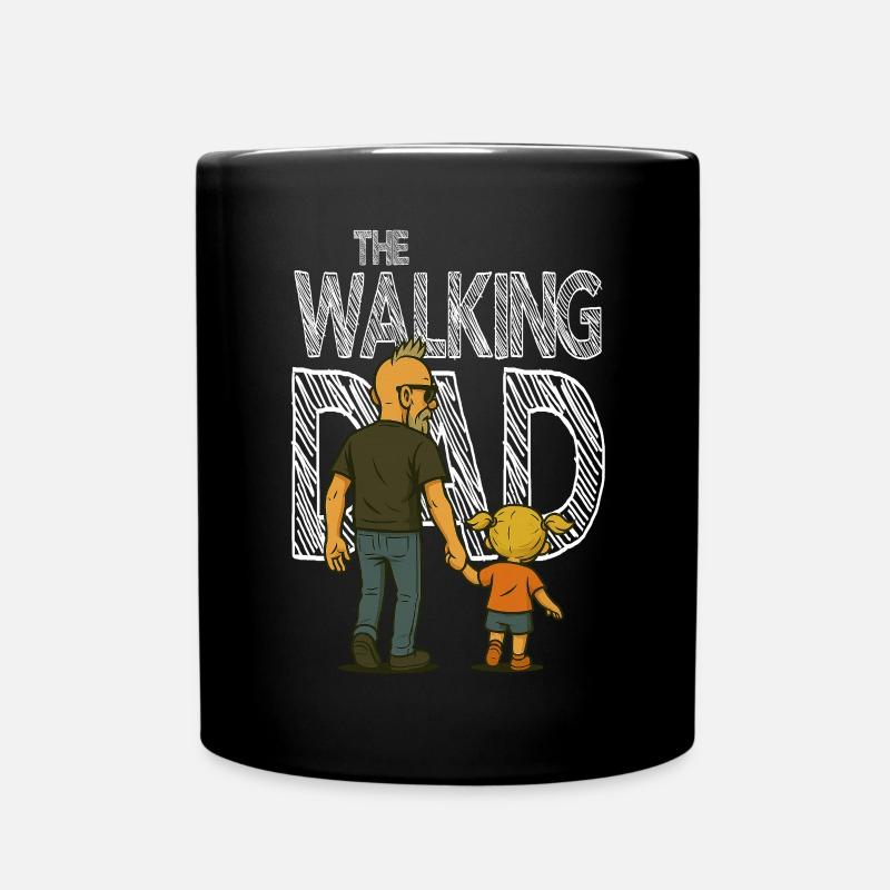The Walking DAD - Tasse einfarbig - Schwarz