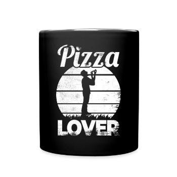 Pizza Enthusiast - Full Colour Mug - black - Front