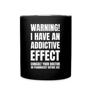 Citations amusantes - Mug uni - noir - Devant