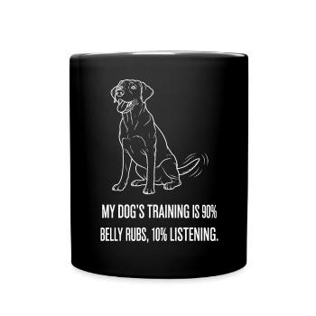 Entraînement au crawl abdominal - Mug uni - noir - Devant