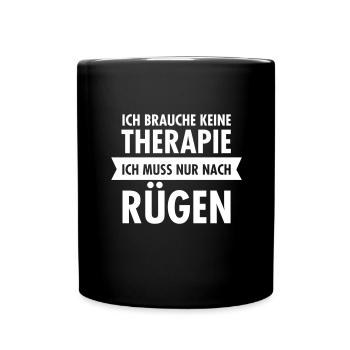 Therapie Rügen - Full Colour Mug - black - Front