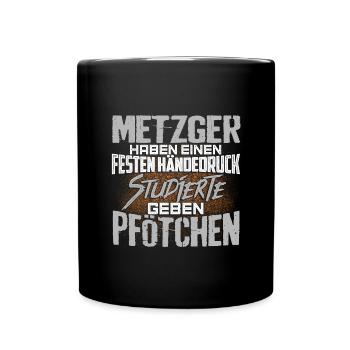 METZGER - fest - Tasse einfarbig - Schwarz - Vorne