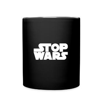 STOP WARS - Full Colour Mug - black - Front