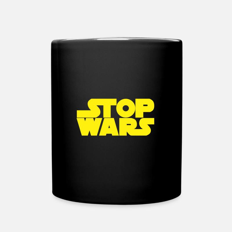 ARRÊTER LES GUERRES - Mug uni - noir