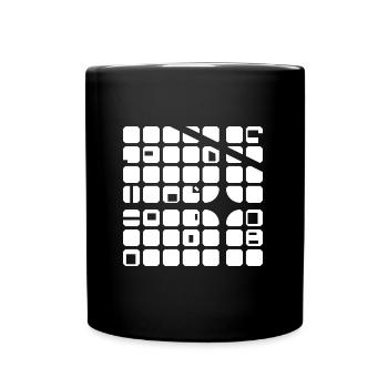 barcelona - Tasse einfarbig - Schwarz - Vorne