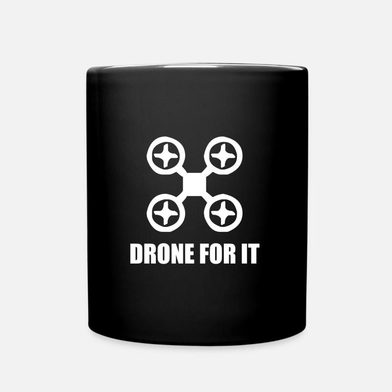Drone Drone Sports Fly Fly Race Pilot - Full Colour Mug - black