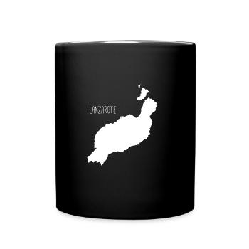 Émigration des îles Canaries à Lanzarote - Mug uni - noir - Devant