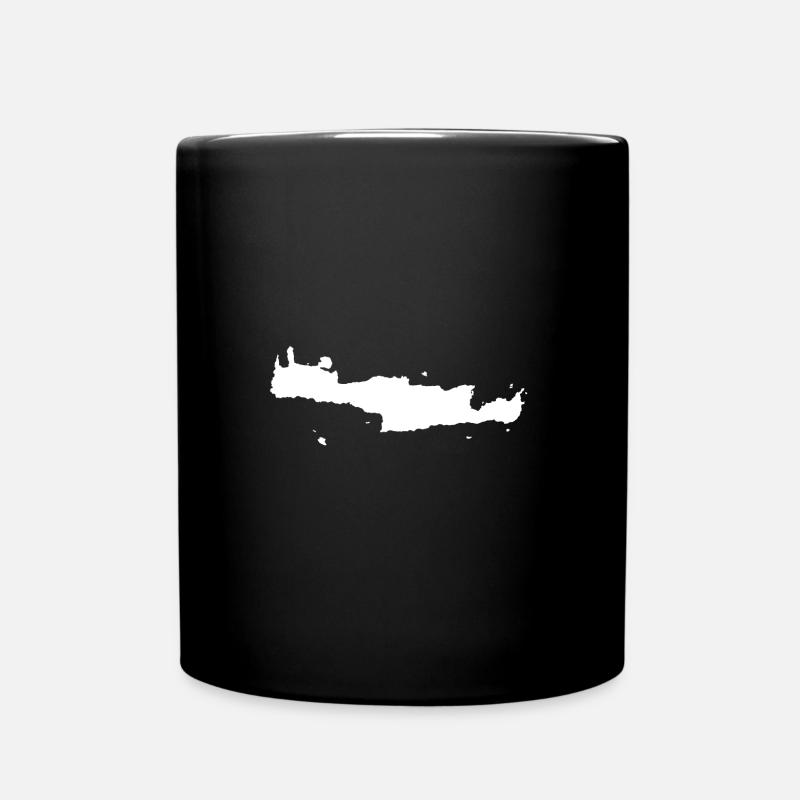 Crete Greece holiday beach emigrating sun - Full Colour Mug - black