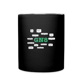 Good night John Boy - GN8 - Good N-Eight Nerd - Full Colour Mug - black - Front