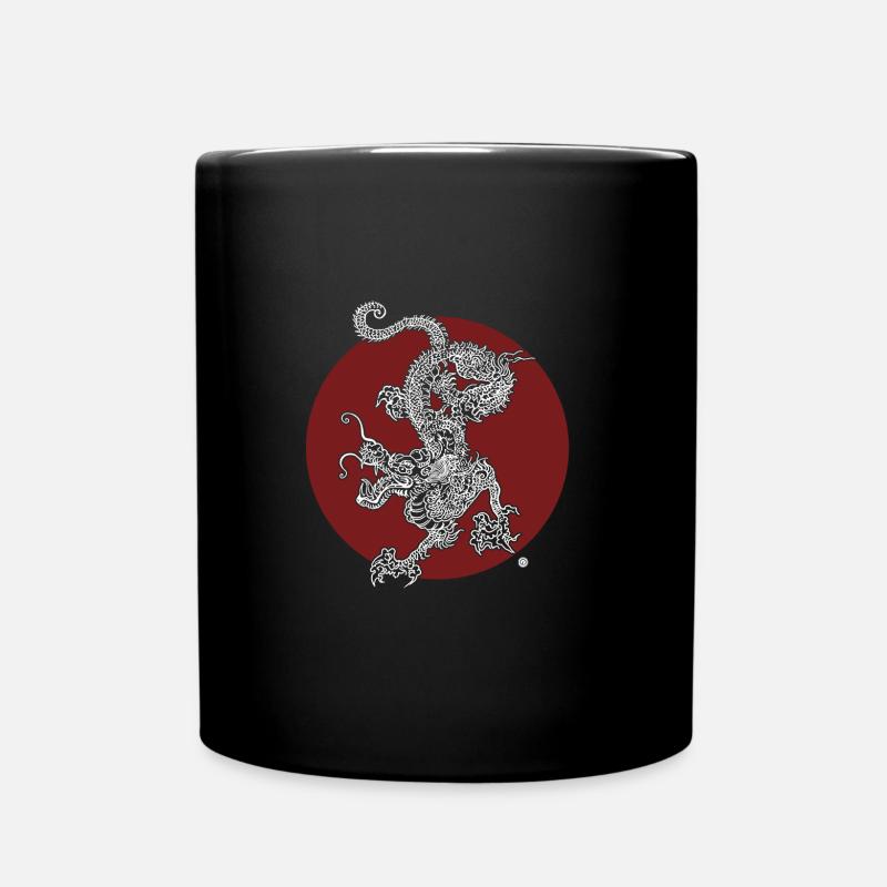 Dragon blanc - Mug uni - noir