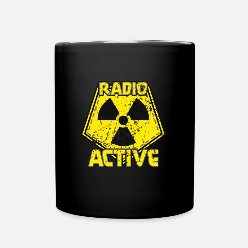Radioaktiv - Tasse einfarbig - Schwarz