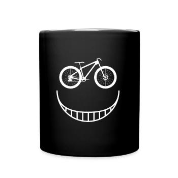 VTT Bike Visage Visage Grimace - Mug uni - noir - Devant