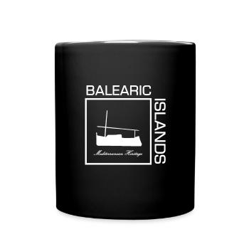 Canot: Un héritage méditerranéen aux Baléares - Mug uni - noir - Devant