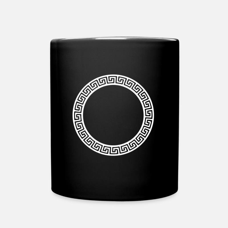 cercle symbole grec - Mug uni - noir