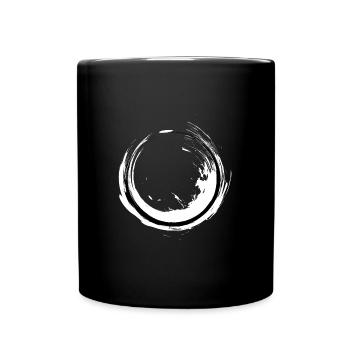 Cercle d'art de bouddhisme zen cadeau de bouddhisme - Mug uni - noir - Devant