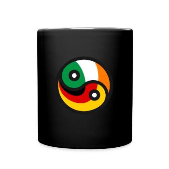 Yin & Yang - Allemagne & Irlande - Mug uni - noir - Devant