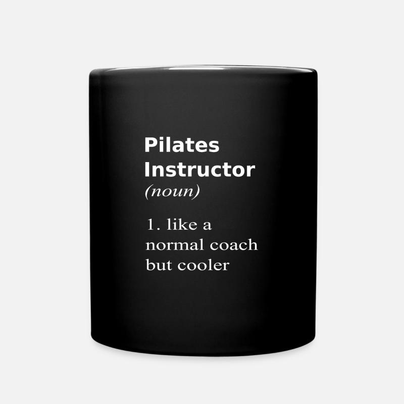 Instructeur de Pilates - Mug uni - noir