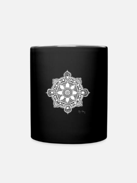 Mandala - Full Colour Mug - black