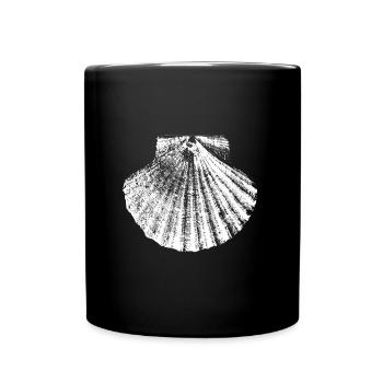 Scallop Camino - Full Colour Mug - black - Front