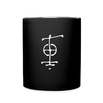tribal shirt - Tasse einfarbig - Schwarz - Vorne