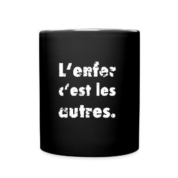 L’enfer c’est les autres L’enfer sont les Autres - Mug uni - noir - Devant