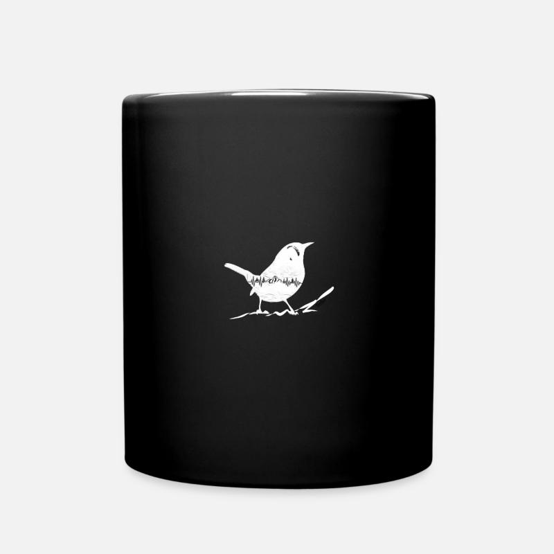 Oiseau parapente parapente montagnes - Mug uni - noir