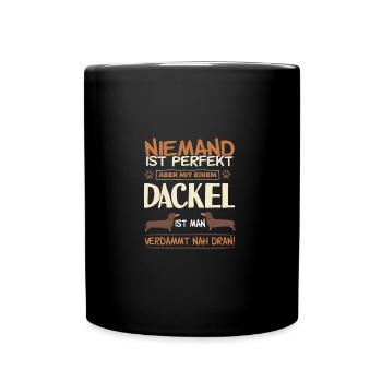 Dachshund dog Dachshund saying - Full Colour Mug - black - Front