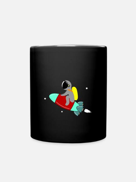 astronaut - Full Colour Mug - black